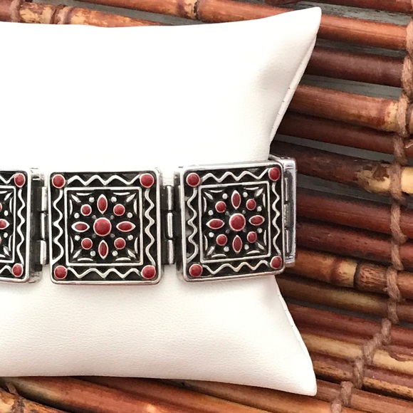 Brighton Carnival Bracelet With Red Accents - Picture 3 of 8